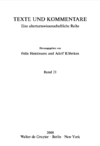 Heinimann F.(.), K&#246;hnken A.(.)  Eine altertumswissenschaftliche Reihe